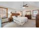 Spacious main bedroom featuring a vaulted ceiling and ample natural light at 406 King Charles Cir, Summerville, SC 29485