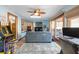 Bright recreation room with unique accents and access to the deck at 406 King Charles Cir, Summerville, SC 29485
