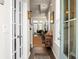 Inviting foyer with hardwood floors and an open view to the living spaces at 411 Freeland Way, Moncks Corner, SC 29461