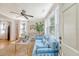 Bright living room with hardwood floors, lots of natural light, and modern decor at 45 Lyttleton Ave, Charleston, SC 29407
