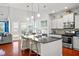 Well-equipped kitchen with granite countertops, stainless steel appliances, and a center island with bar seating at 514 Morelets Dr, Moncks Corner, SC 29461