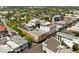 A vibrant aerial view of a charming commercial building with roof top patios and downtown surrounding in Charleston, SC at 517 King St # 1, Charleston, SC 29403