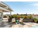 Enjoy scenic city views from this rooftop deck with cozy seating and greenery at 517 King St # 1, Charleston, SC 29403