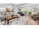 Comfortable living room with hardwood floors, a bay window, and lots of natural light at 114 California Ave, Moncks Corner, SC 29461