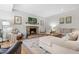 Relaxing living room with fireplace, hardwood floors, and decorative wall art at 114 California Ave, Moncks Corner, SC 29461