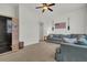 Relaxing living room with a shiplap wall, comfortable seating, and a modern sauna for ultimate relaxation at 1325 Whisker Pole Ln, Mount Pleasant, SC 29466