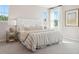 Serene bedroom boasts plush carpeting, natural light, and elegant decor for a relaxing retreat at 1427 Clay Field Trl, Summerville, SC 29485