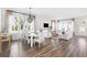Open-concept living space that combines a dining area and Gathering room with lots of natural light at 1427 Clay Field Trl, Summerville, SC 29485