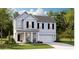 Charming two-story home with light blue siding, black shutters, and inviting front porch at 153 Threaded Fern St, Summerville, SC 29485