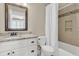 Bathroom featuring tile flooring, granite counters and a shower at 1531 Capel St, Mount Pleasant, SC 29466