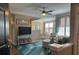 Inviting living room featuring a ceiling fan, nice furniture, and lots of natural light at 1615 Chatelain Way, Mount Pleasant, SC 29464