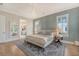 Serene main bedroom with a decorative chandelier, a soothing color palette, and lots of natural light at 1755 Bolden Dr, Mount Pleasant, SC 29466
