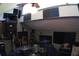 Finished basement providing a music space with a large window and soundproofing panels at 20 Anderson Ave, Charleston, SC 29412