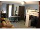 This multi-use bedroom provides sleeping, studying, and relaxing with a loft bed and desk at 20 Anderson Ave, Charleston, SC 29412