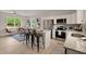 Modern kitchen with stainless steel appliances, granite countertops, and a breakfast bar at 202 Resinwood Rd, Moncks Corner, SC 29461