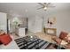 Inviting open-concept layout seamlessly connects the living room and kitchen, perfect for entertaining at 202 Resinwood Rd, Moncks Corner, SC 29461