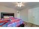 Bedroom with a ceiling fan, closet, and neutral walls at 208 Evesham Dr, Summerville, SC 29485