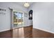 Bright dining area with sliding glass doors leading to a screened porch and backyard at 218 Wexford Ct, Summerville, SC 29483