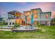 Luxury backyard showcasing a pool, lounge chairs, and architectural design elements at 2732 Canebreak Ln, Mount Pleasant, SC 29466