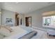 Beautiful main bedroom with light colored walls and views to an outdoor patio space at 2732 Canebreak Ln, Mount Pleasant, SC 29466