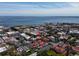 Aerial view showcasing the building's neighborhood setting and access to the waterfront at 29 1/2 State St # B, Charleston, SC 29401