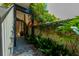 Landscaped courtyard area perfect for quiet outdoor getaways, adding to the property's charm at 29 1/2 State St # B, Charleston, SC 29401