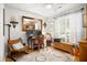 This home office features hardwood floors, natural light, and room for a desk and seating area at 3222 Morningdale Dr, Mount Pleasant, SC 29466