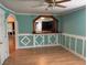 The living room features decorative molding, hardwood floors, and an arched entryway at 3342 Habitat Blvd Blvd, Johns Island, SC 29455