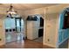 Spacious living room transitions to the kitchen and dining area with wood floors at 3342 Habitat Blvd Blvd, Johns Island, SC 29455