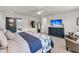 Large primary bedroom featuring en-suite bath and bright natural light at 427 W Respite Ln, Summerville, SC 29483