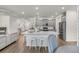 Stylish kitchen with white island, stainless steel appliances, and modern finishes at 427 W Respite Ln, Summerville, SC 29483