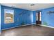 Whimsical bedroom featuring custom painted walls and durable laminate flooring at 4747 Lewis And Clark Trl, Summerville, SC 29485