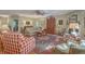 Comfortable living room featuring a fireplace, area rug, and ample seating at 5950 Lowell Reed Rd, Ravenel, SC 29470
