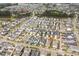 Bird's eye view of a Primary-planned community with single-Gathering homes and mature trees at 607 Heartwood Ln, Summerville, SC 29486