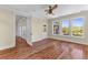 Bright living room with entry to outdoor deck and views of the water at 643 Backfield Rd, Walterboro, SC 29488