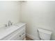 Bathroom with a vanity, sink, and commode at 8483 Yadkin Cir # C, North Charleston, SC 29418
