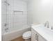 Modern bathroom featuring a tiled shower-tub and updated vanity at 8483 Yadkin Cir # C, North Charleston, SC 29418