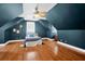 Large bedroom with hardwood floors and a ceiling fan at 905 Simmons St, Mount Pleasant, SC 29464