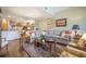 An inviting living room with elegant decor and an open concept at 9146 Spring Branch Ct, North Charleston, SC 29406