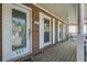 Charming front porch with door and decorative windows at 101 N Warwick Trce, Goose Creek, SC 29445