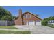 Attached two car garage with brick chimney at 101 N Warwick Trce, Goose Creek, SC 29445