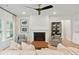 Comfortable living room showcasing a fireplace and stylish furnishings at 1024 Sagegrass St, Summerville, SC 29485