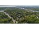 Aerial view shows a well-planned community with roads, abundant trees, and waterfront access at 1106 Meadowcroft Ln, Mount Pleasant, SC 29464