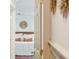 View of bedroom with white bedding, ceiling fan, and decorative wall art at 1106 Meadowcroft Ln, Mount Pleasant, SC 29464