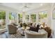 Inviting living room featuring lots of natural light from surrounding windows at 1106 Meadowcroft Ln, Mount Pleasant, SC 29464