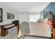 Comfortable bedroom with a king size bed, ensuite bathroom and a large closet at 1136 Shadow Lake Cir # 54, Mount Pleasant, SC 29464