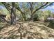 Expansive backyard with mature trees, offering shade and a natural setting at 1142 Camden St, North Charleston, SC 29405