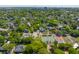 Panoramic aerial view highlighting the lush landscaping and proximity to community amenities at 115 Peachtree St, Charleston, SC 29403