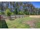 Grassy backyard with wooden fence and young tree on corner at 117 Camellia Bloom Dr, Moncks Corner, SC 29461