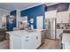 Spacious kitchen island with sleek countertops and stainless steel appliances at 117 Camellia Bloom Dr, Moncks Corner, SC 29461